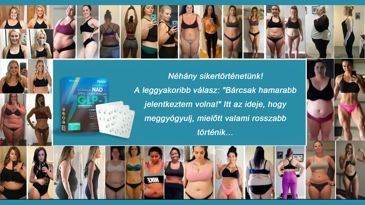 Hivatalos, üzlet GLP-1 Fogyókúrás és Egészségügyi Ultra Koncentrált Esszencia Folyékony Gyöngyök - NAD+ Moringa & ACV & Keto BHB (✅gyors, hosszan tartó, kezeli a cukorbetegséget, az elhízást és a szív- és érrendszeri betegségeket)
