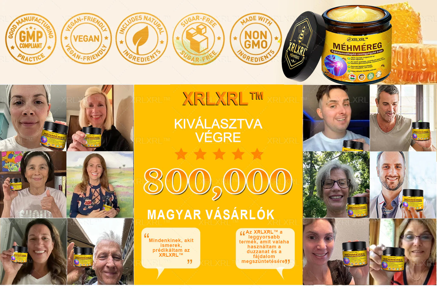 👍👍👍XRLXRL™ Méhméreg Fájdalomcsillapító Csontregeneráló Krém (Speziell für ältere Erwachsene & von der AAOS empfohlen)