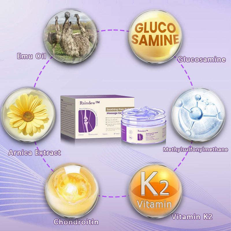 👨⚕️American Orthopaedics (AAOS) Approved👨⚕️Raindew™ Turmeric & Emu Oil Arthritis Soothing Pain Relief Massage Gel👨⚕️American Orthopaedics (AAOS) Approved