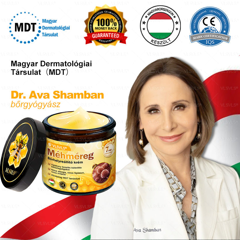 💪VLSVLS® Méhméreg Bőrhelyreállító Krém (👨⚕CE jóváhagyott)👍✅