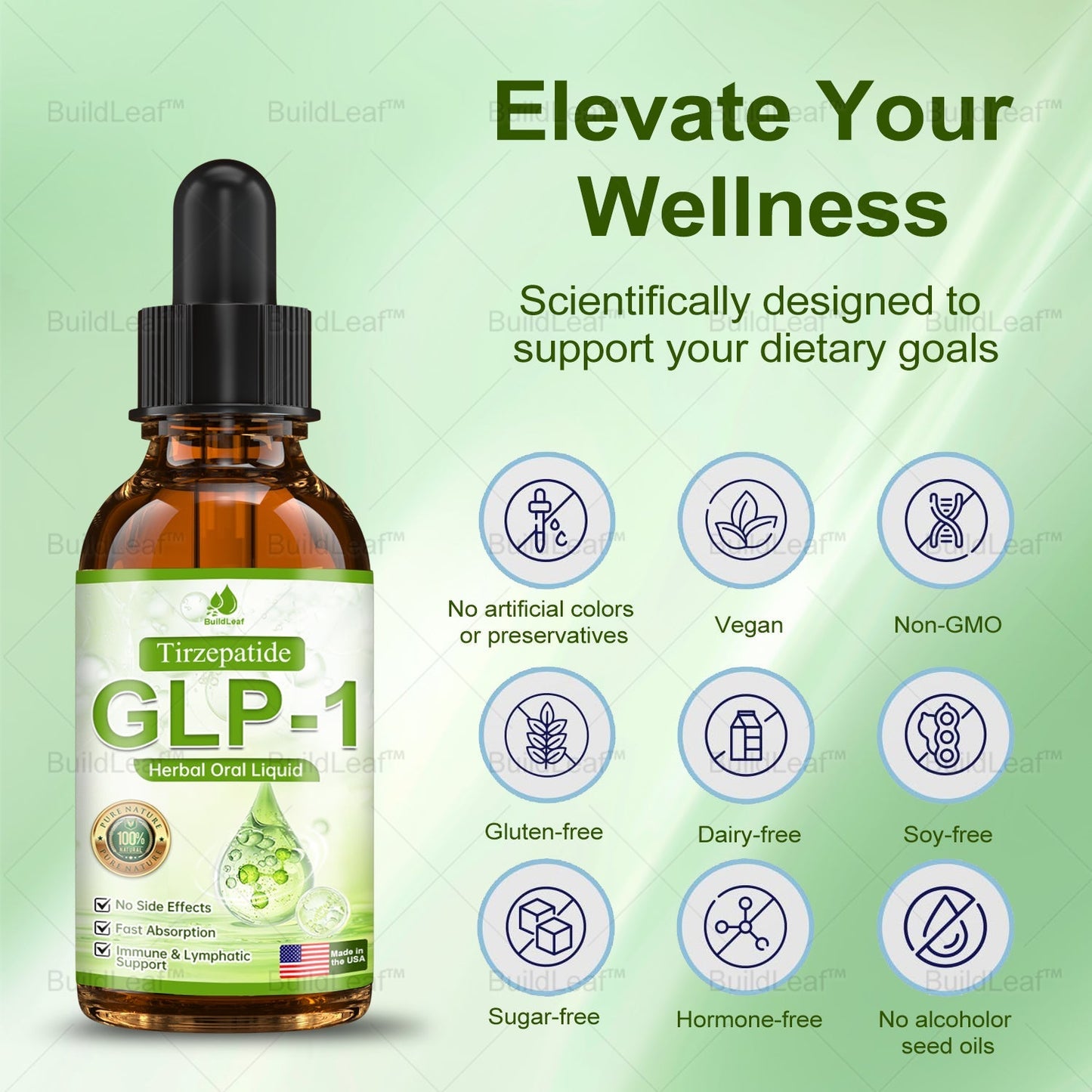 A Mayo Klinika ajánlásával | Hivatalos áruház |💎𝐁𝐮𝐢𝐥𝐝𝐋𝐞𝐚𝐟® Tirzepatide GLP-1 Moringa Fogyókúrás és Egészségfokozó Cseppek (Élelmiszeripari minőségű zsírégető - Az Elhízás Társaság fejlesztette ki)