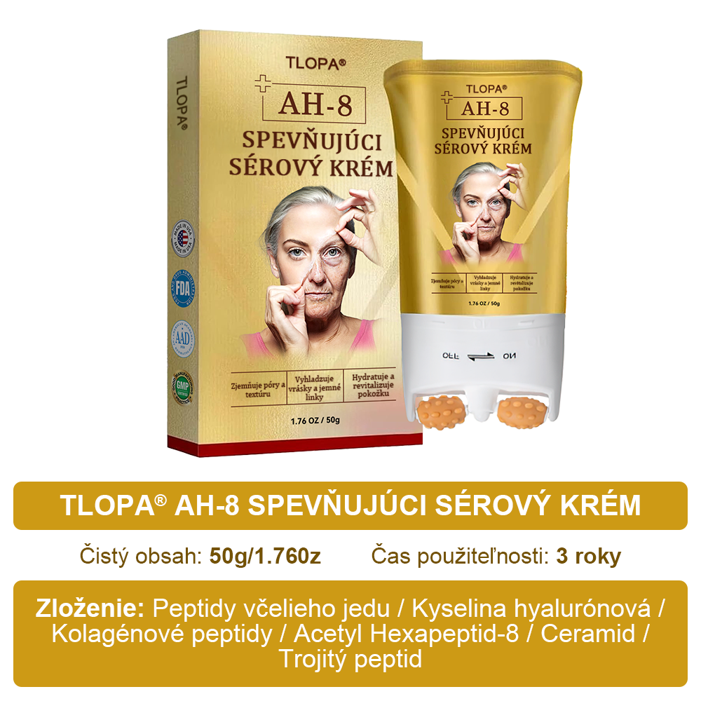 Vyrobené a dodané z USA ✨TLOPA® AH-8 Spevňujúci krém proti starnutiu (🔥 POSLEDNÝ DEŇ ZĽAVA 70 %)