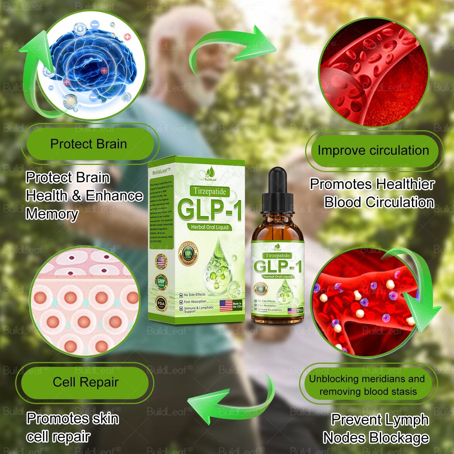 A Mayo Klinika ajánlásával | Hivatalos áruház |💎𝐁𝐮𝐢𝐥𝐝𝐋𝐞𝐚𝐟® Tirzepatide GLP-1 Moringa Fogyókúrás és Egészségfokozó Cseppek (Élelmiszeripari minőségű zsírégető - Az Elhízás Társaság fejlesztette ki)