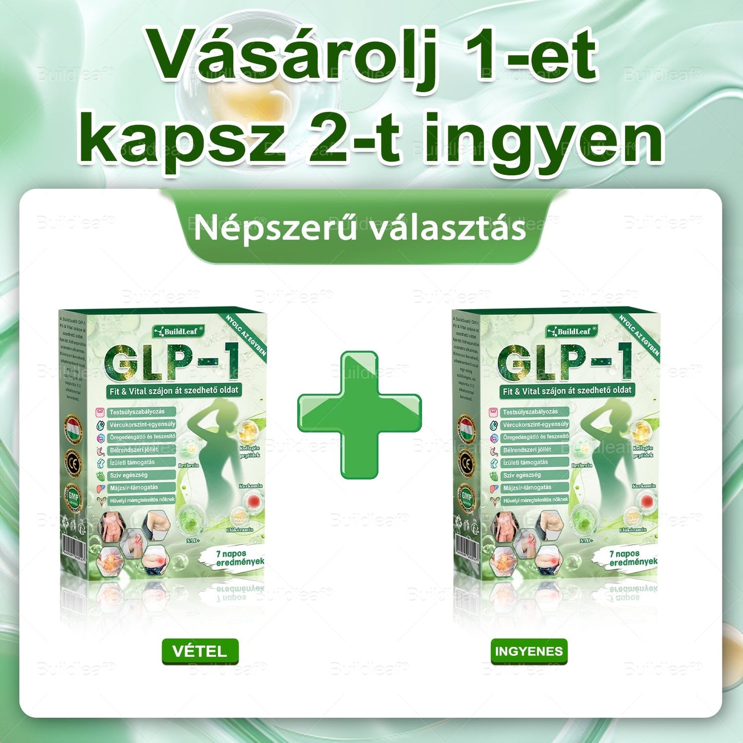💚🍃 Klinikai kutatásokkal igazolt | A BuildLeaf® Berberine GLP-1 Pro Súlycsökkentő Szájon át szedhető oldat segíthet a makacs súlytöbblet, anyagcsere- és energiaproblémák kezelésében, támogatva a jobb közérzetet és vitalitást
