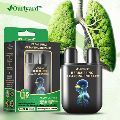 ✅Hivatalos üzlet: Ourlyard™ gyógynövényes tüdőtisztító inhalátor👨‍⚕️FDA-tanúsítvány (💝 Köhögés, sípoló légzés, légszomj, köpet, orrdugulás, hörghurut, hörghurut, allergiás tünetek, tüdő kellemetlen érzés💝)