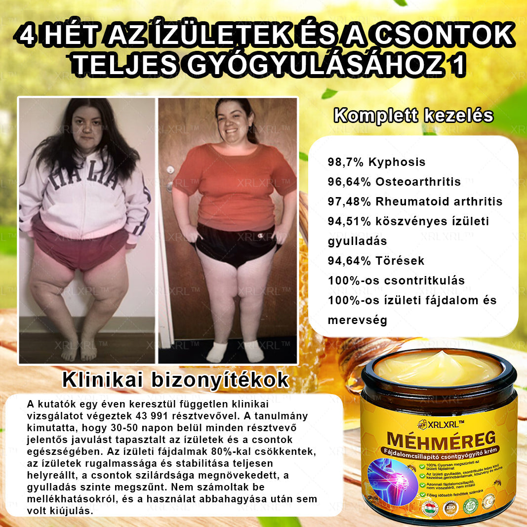 👍👍👍XRLXRL™ Méhméreg Fájdalomcsillapító Csontregeneráló Krém (Speziell für ältere Erwachsene & von der AAOS empfohlen)