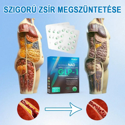 Hivatalos,  üzlet GLP-1 Fogyókúrás és Egészségügyi Ultra Koncentrált Esszencia Folyékony Gyöngyök - NAD+ Moringa & ACV & Keto BHB (✅gyors, hosszan tartó, kezeli a cukorbetegséget, az elhízást és a szív- és érrendszeri betegségeket)