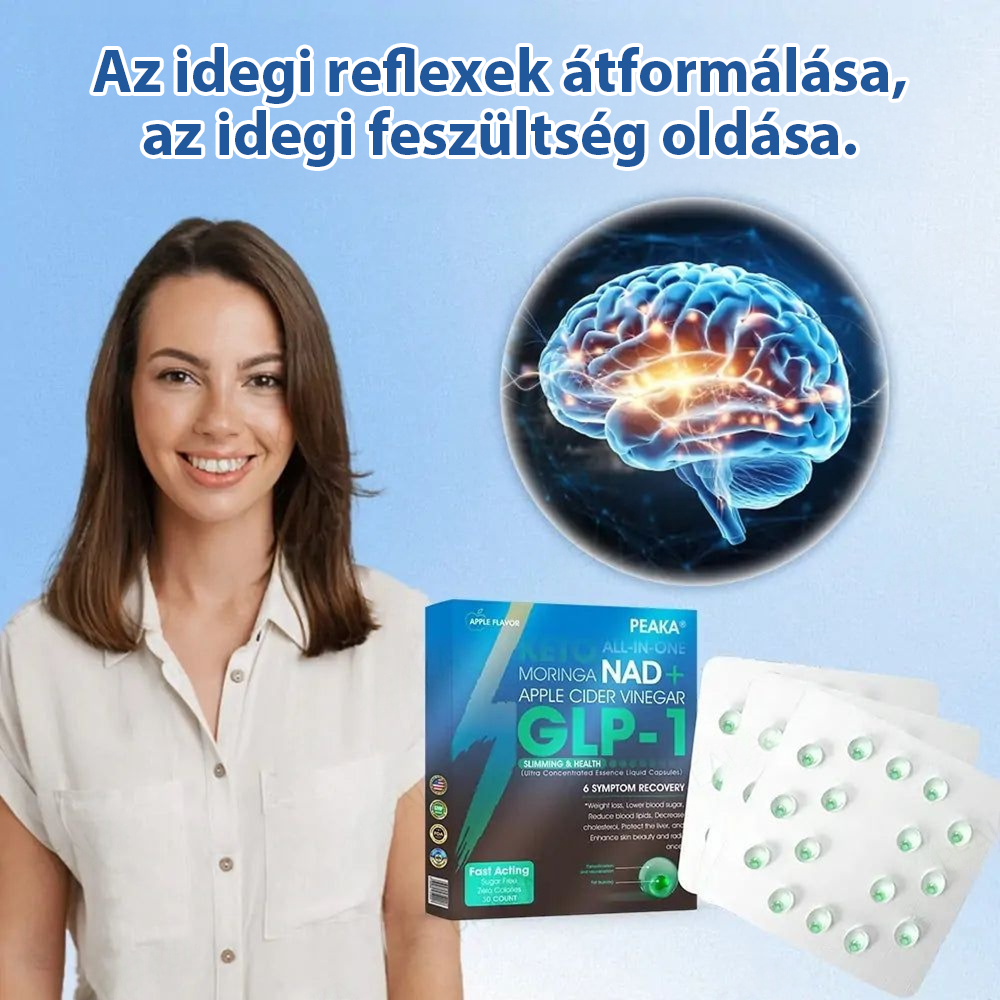 Hivatalos,  üzlet GLP-1 Fogyókúrás és Egészségügyi Ultra Koncentrált Esszencia Folyékony Gyöngyök - NAD+ Moringa & ACV & Keto BHB (✅gyors, hosszan tartó, kezeli a cukorbetegséget, az elhízást és a szív- és érrendszeri betegségeket)