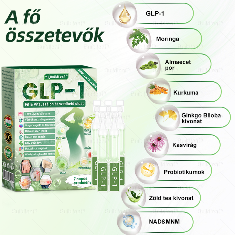 💚🍃 Klinikai kutatásokkal igazolt | A BuildLeaf® Berberine GLP-1 Pro Súlycsökkentő Szájon át szedhető oldat segíthet a makacs súlytöbblet, anyagcsere- és energiaproblémák kezelésében, támogatva a jobb közérzetet és vitalitást