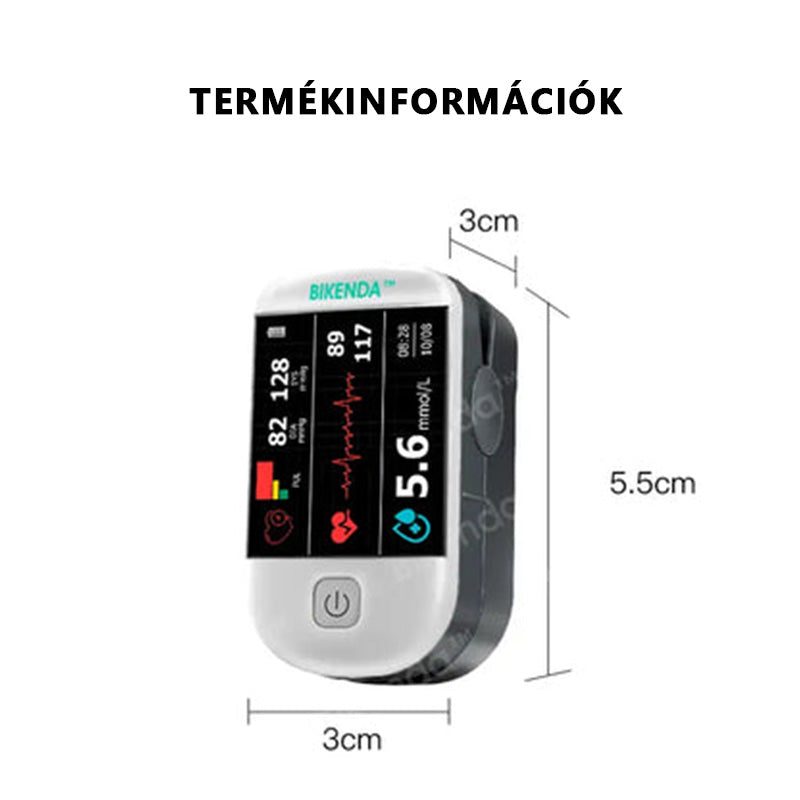 Bikenda™ következő generációs intelligens, többfunkciós, nem invazív lézeres vércukormérő 👩‍💼[99,9%-os pontosság]🍀
