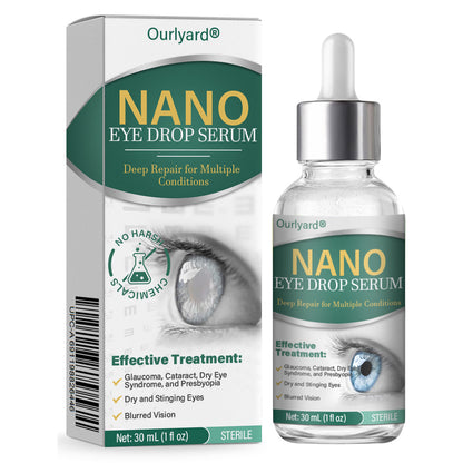 👩‍⚕️Ourlyard® Nano szemcsepp szérum ✅FDA által jóváhagyott (Alkalmas presbyopia, száraz szem szindróma, glaukóma és szürkehályog esetén) 👀