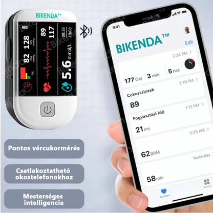 Bikenda™ következő generációs intelligens, többfunkciós, nem invazív lézeres vércukormérő 👩‍💼[99,9%-os pontosság]🍀