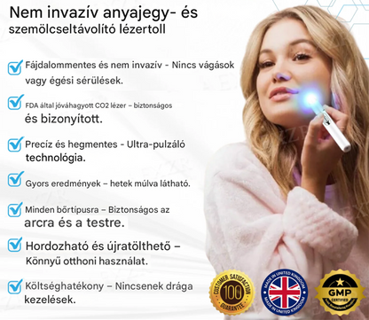 Bikenda® non-invazív anyajegy- és szemölcseltávolító lézertoll