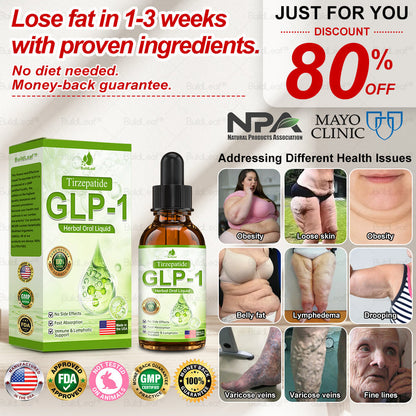 A Mayo Klinika ajánlásával | Hivatalos áruház |💎𝐁𝐮𝐢𝐥𝐝𝐋𝐞𝐚𝐟® Tirzepatide GLP-1 Moringa Fogyókúrás és Egészségfokozó Cseppek (Élelmiszeripari minőségű zsírégető - Az Elhízás Társaság fejlesztette ki)