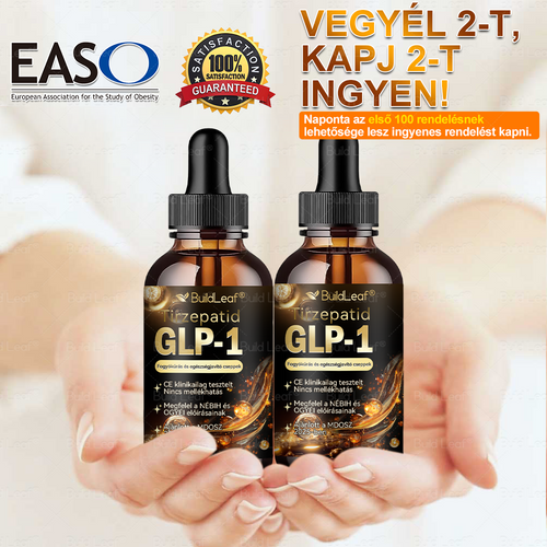 ⭐A Mayo Clinic által ajánlott | Hivatalos üzlet | BuildLeaf® GLP-1 Moringa Fogyókúrás és Egészségfokozó cseppek 🔥 (Élelmiszer-minőségű zsírégető – Az Obesity Society fejlesztése)