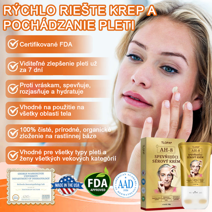 Vyrobené a dodané z USA ✨TLOPA® AH-8 Spevňujúci krém proti starnutiu (🔥 POSLEDNÝ DEŇ ZĽAVA 70 %)
