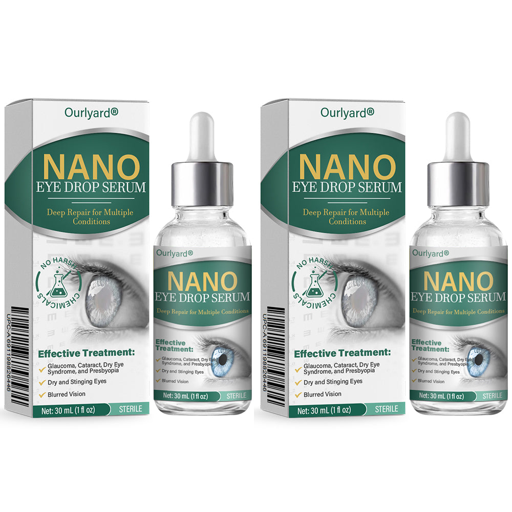 👩‍⚕️Ourlyard® Nano szemcsepp szérum ✅FDA által jóváhagyott (Alkalmas presbyopia, száraz szem szindróma, glaukóma és szürkehályog esetén) 👀