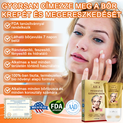 Az USA-ból készült és szállított ✨TLOPA® AH-8 Öregedésgátló Feszesítő Krém (🔥 UTOLSÓ NAP 70% KEDVEZMÉNY)