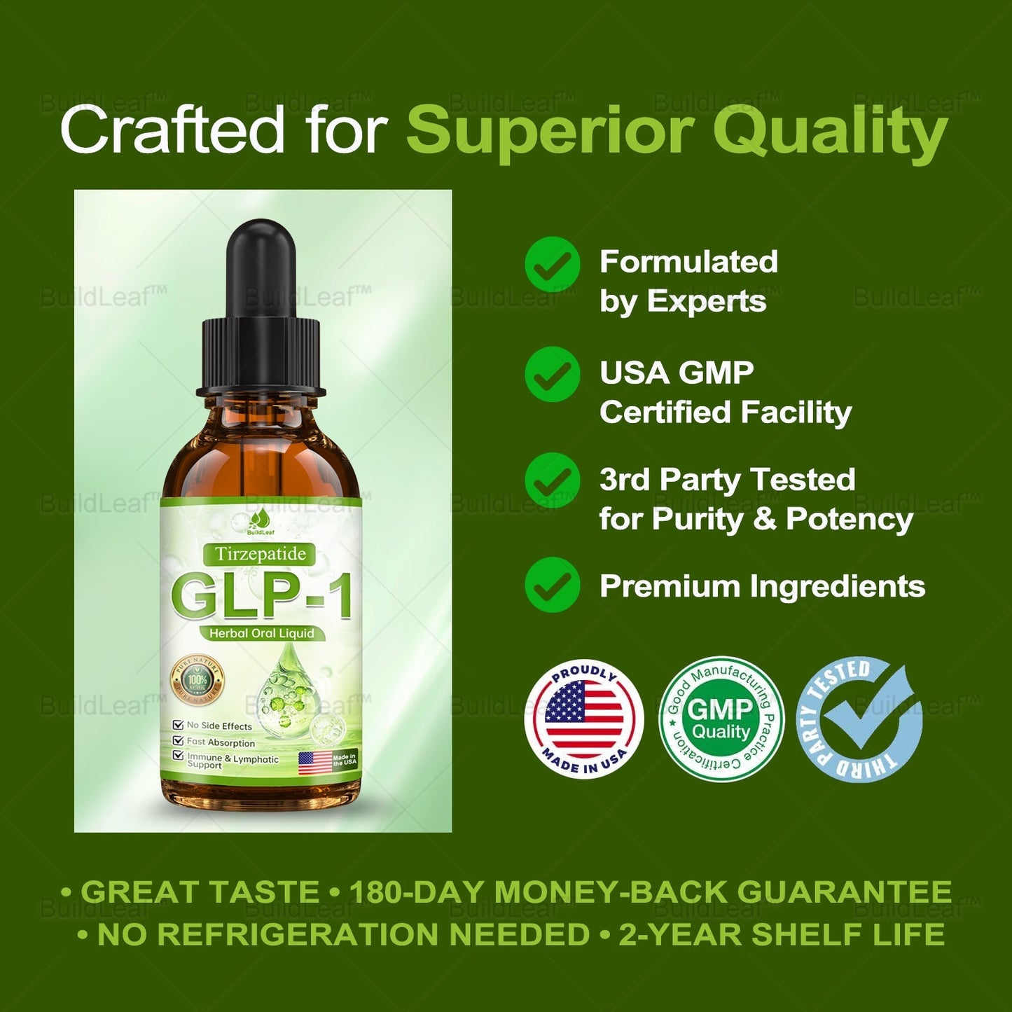 A Mayo Klinika ajánlásával | Hivatalos áruház |💎𝐁𝐮𝐢𝐥𝐝𝐋𝐞𝐚𝐟® Tirzepatide GLP-1 Moringa Fogyókúrás és Egészségfokozó Cseppek (Élelmiszeripari minőségű zsírégető - Az Elhízás Társaság fejlesztette ki)