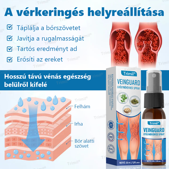 💚💚Trimil® VeinGuard Gyógynövényes Spray - ✅ Klinikailag bizonyított, hogy mindössze 7 nap alatt megszünteti a visszereket!