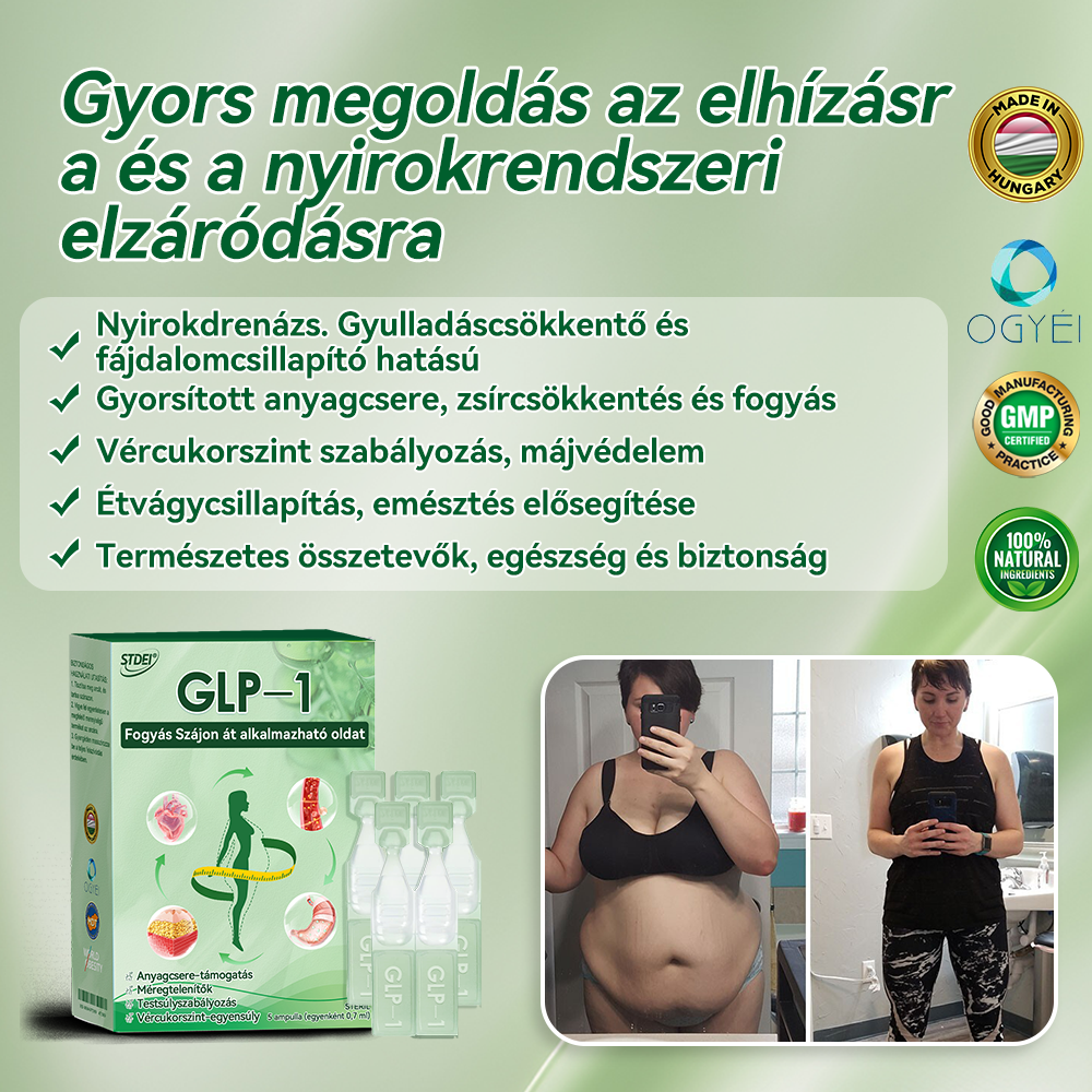 Semmelweis Egyetemi Kórház Ajánlásai |hivatalos áruház |💗 𝐒𝐓𝐃𝐄𝐈® 𝐆𝐋𝐏-𝟏 𝐅𝐨𝐠𝐲á𝐬 𝐒𝐳á𝐣𝐨𝐧 á𝐭 𝐚𝐥𝐤𝐚𝐥𝐦𝐚𝐳𝐡𝐚𝐭ó 𝐨𝐥𝐝𝐚𝐭 - 👨‍⚕️ Elhízás, szív- és érrendszeri betegségek, cukorbetegség, alvási apnoe, ízületi problémák és egyebek