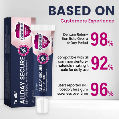 Timilk® Egész Napos Biztonságos Fogpótlás Ragasztó