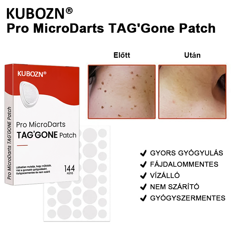 HIYF™ Pro MicroDarts TAG Gone bőrcímke eltávolító tapaszok