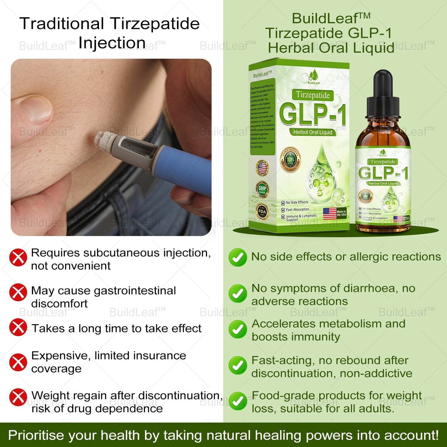 A Mayo Klinika ajánlásával | Hivatalos áruház |💎𝐁𝐮𝐢𝐥𝐝𝐋𝐞𝐚𝐟® Tirzepatide GLP-1 Moringa Fogyókúrás és Egészségfokozó Cseppek (Élelmiszeripari minőségű zsírégető - Az Elhízás Társaság fejlesztette ki)