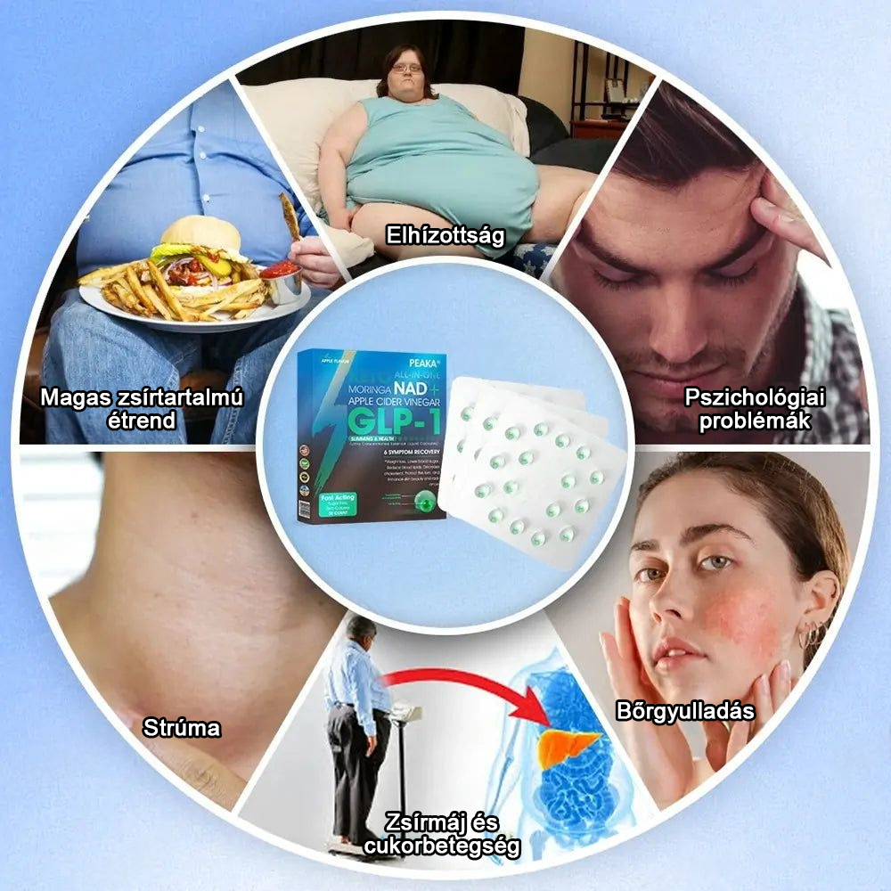Hivatalos,  üzlet GLP-1 Fogyókúrás és Egészségügyi Ultra Koncentrált Esszencia Folyékony Gyöngyök - NAD+ Moringa & ACV & Keto BHB (✅gyors, hosszan tartó, kezeli a cukorbetegséget, az elhízást és a szív- és érrendszeri betegségeket)
