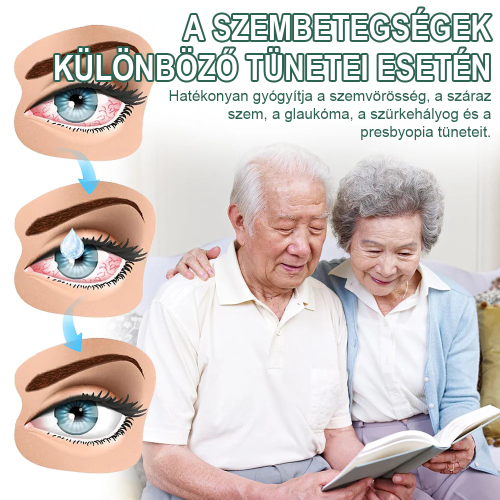 👩‍⚕️Ourlyard® Nano szemcsepp szérum ✅FDA által jóváhagyott (Alkalmas presbyopia, száraz szem szindróma, glaukóma és szürkehályog esetén) 👀