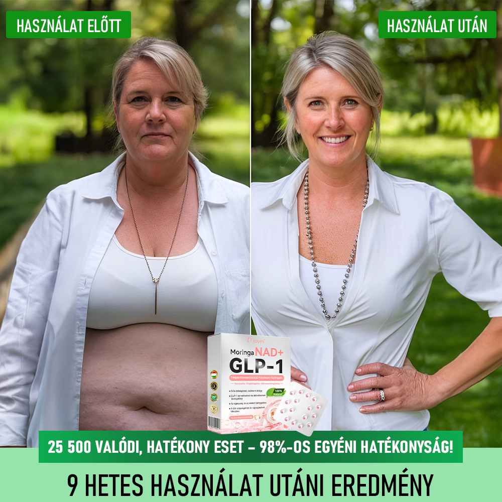 🔥🔥Tooyes® GLP-1 Magas Koncentrációjú Folyékony Gyöngyök – NAD+, Moringa, HCA összetevőkkel (Fogyás, Öregedésgátlás, Bél- és Immunrendszer támogatás, Vércukorszint egyensúly, Szív- és Agyegészség) ⚡