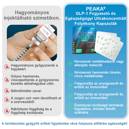 Hivatalos,  üzlet GLP-1 Fogyókúrás és Egészségügyi Ultra Koncentrált Esszencia Folyékony Gyöngyök - NAD+ Moringa & ACV & Keto BHB (✅gyors, hosszan tartó, kezeli a cukorbetegséget, az elhízást és a szív- és érrendszeri betegségeket)