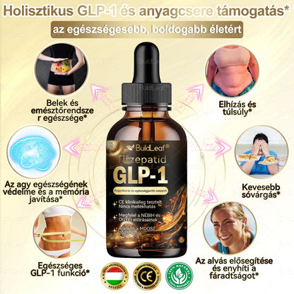 ⭐A Mayo Clinic által ajánlott | Hivatalos üzlet | BuildLeaf® GLP-1 Moringa Fogyókúrás és Egészségfokozó cseppek 🔥 (Élelmiszer-minőségű zsírégető – Az Obesity Society fejlesztése)