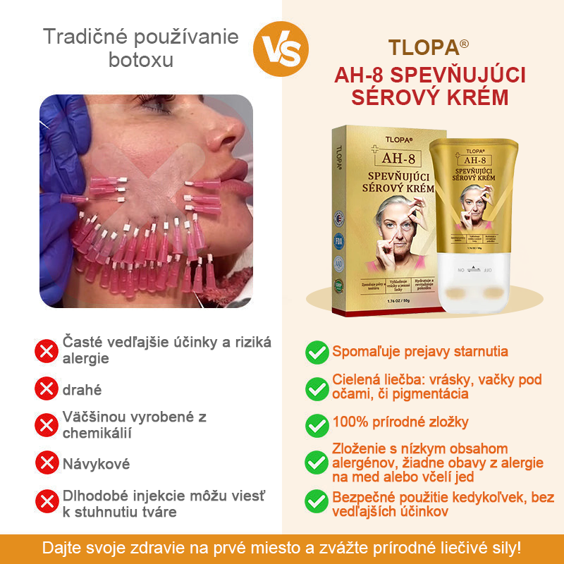 Vyrobené a dodané z USA ✨TLOPA® AH-8 Spevňujúci krém proti starnutiu (🔥 POSLEDNÝ DEŇ ZĽAVA 70 %)