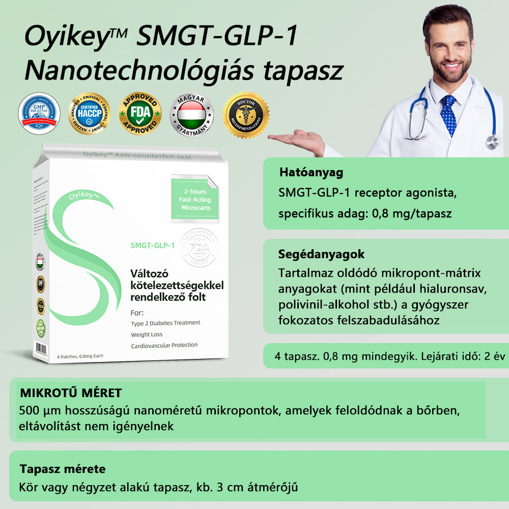 [Lásd az eredményeket 7 nap múlva]🌲0yikey™ SMGT-GLP-1 nano mikrotűs tapasz (Fájdalommentes, hosszan tartó, kezeli a cukorbetegséget, az elhízást és a szív- és érrendszeri betegségeket)