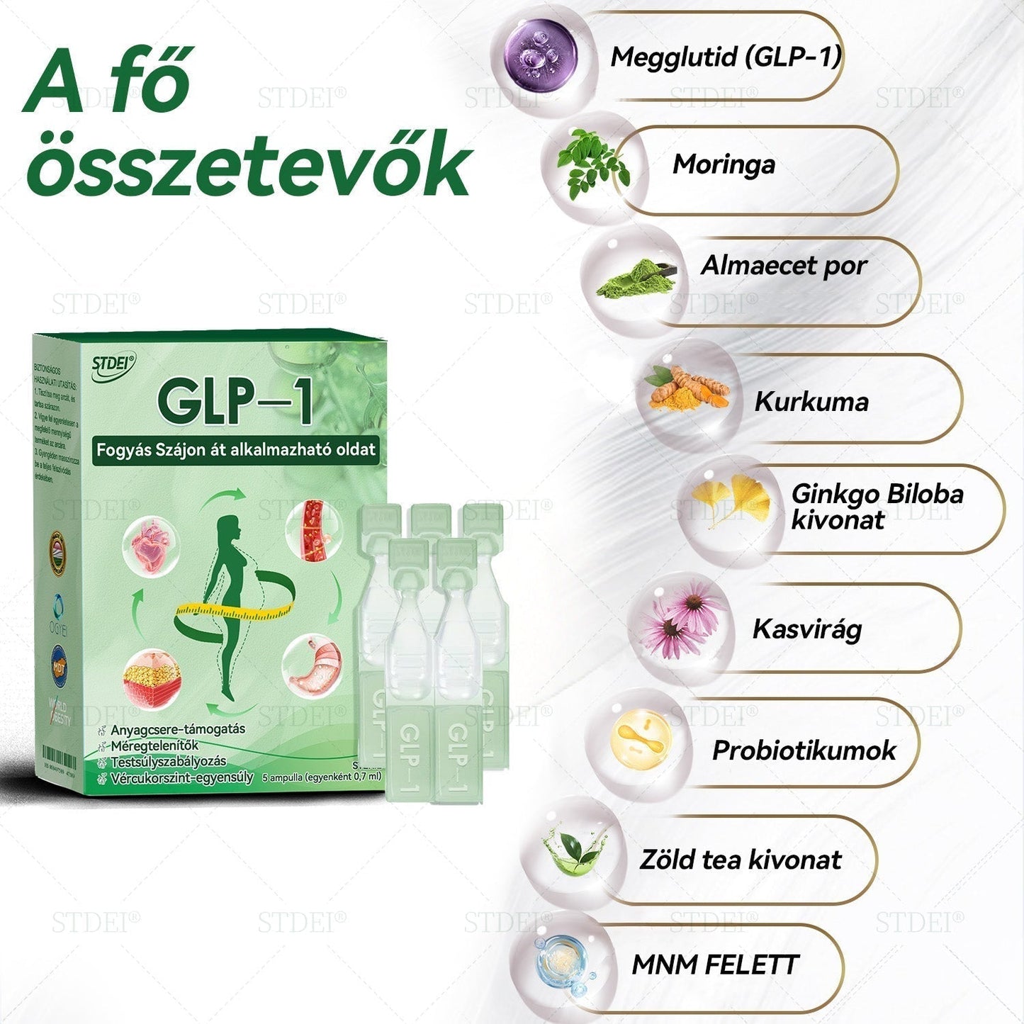 Semmelweis Egyetemi Kórház Ajánlásai |hivatalos áruház |💗 𝐒𝐓𝐃𝐄𝐈® 𝐆𝐋𝐏-𝟏 𝐅𝐨𝐠𝐲á𝐬 𝐒𝐳á𝐣𝐨𝐧 á𝐭 𝐚𝐥𝐤𝐚𝐥𝐦𝐚𝐳𝐡𝐚𝐭ó 𝐨𝐥𝐝𝐚𝐭 - 👨‍⚕️ Elhízás, szív- és érrendszeri betegségek, cukorbetegség, alvási apnoe, ízületi problémák és egyebek