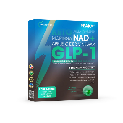 Hivatalos,  üzlet GLP-1 Fogyókúrás és Egészségügyi Ultra Koncentrált Esszencia Folyékony Gyöngyök - NAD+ Moringa & ACV & Keto BHB (✅gyors, hosszan tartó, kezeli a cukorbetegséget, az elhízást és a szív- és érrendszeri betegségeket)